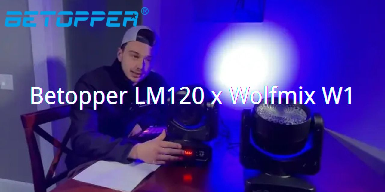 Betopper LM120 × Wolfmix W1 — DMX Programming Made Simple