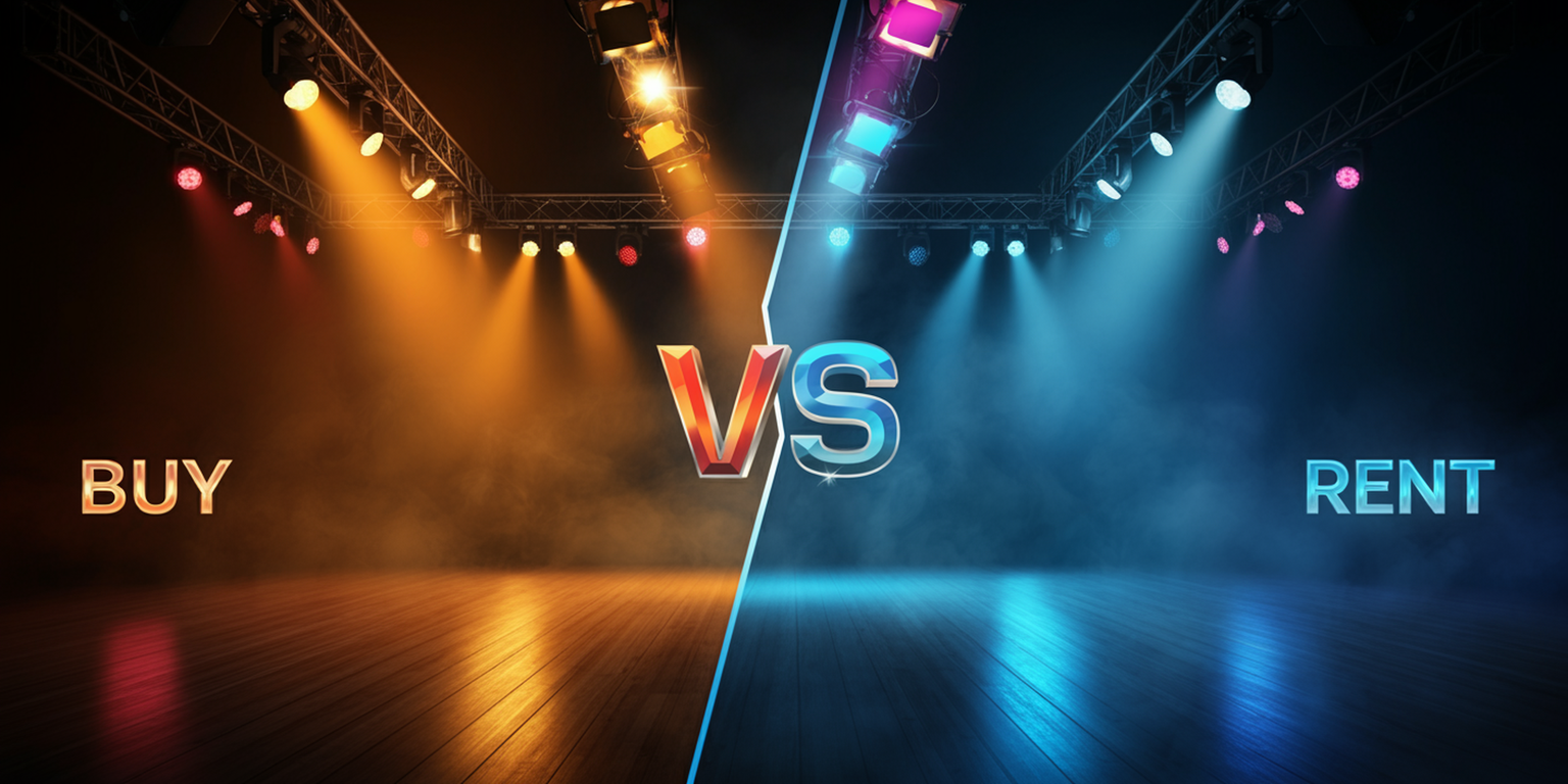 Buy vs Rent Stage Lights: Which is Better?