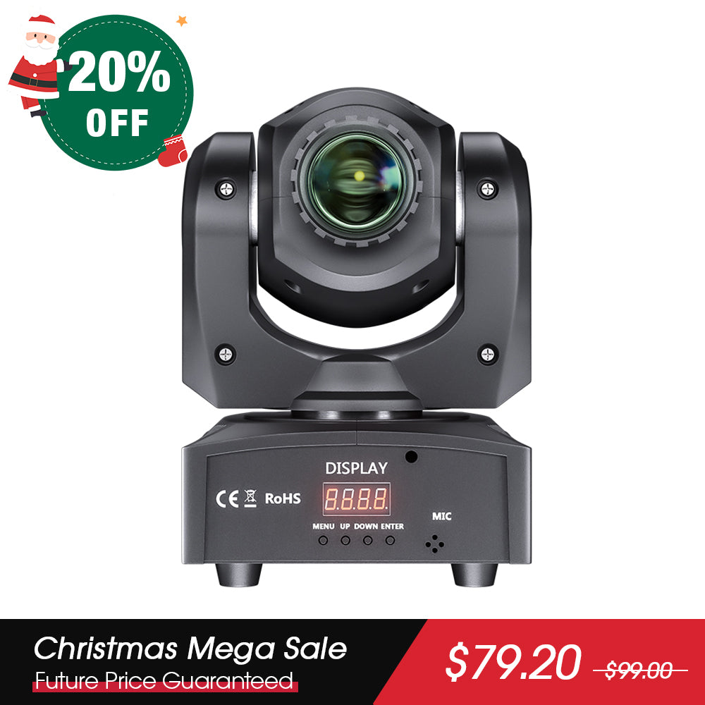 <tc>Betopper</tc> Projecteur à tête mobile mini LS10 10 W 8 gobos