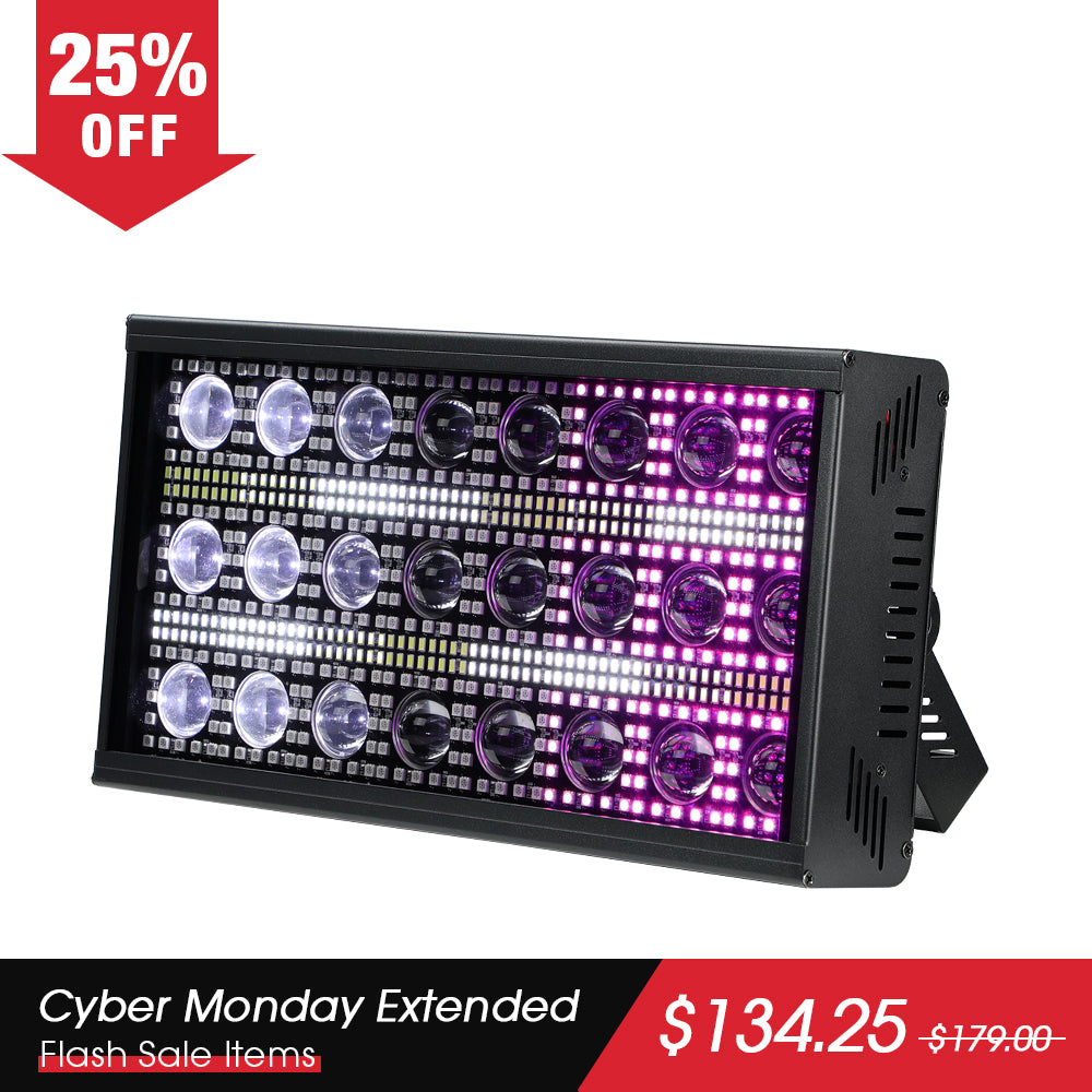 <tc>Betopper</tc> Luci stroboscopiche a effetto Matrix beam LF2405 da 300 W