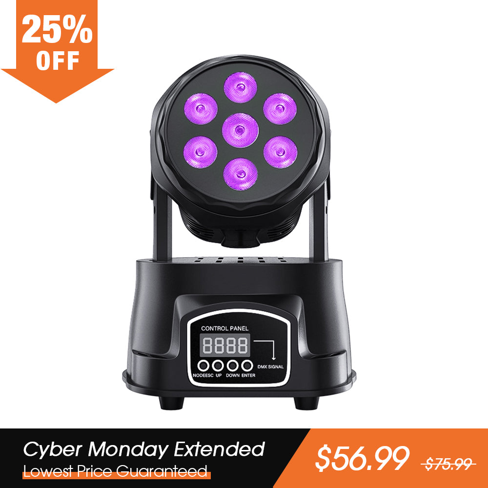 BOTOPPER LM70S 7x8W Mini Luz de la cabeza en movimiento en movimiento Luz