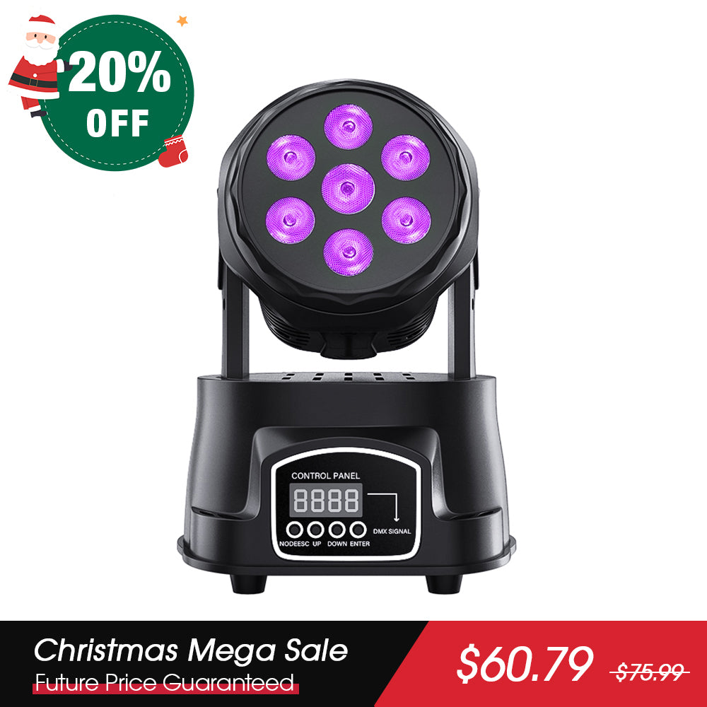 <tc>Betopper</tc> Projecteur de scène à mini-lyre mobile LM70S 7x8 W