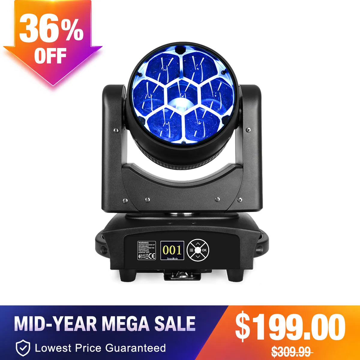 Betopper LM0740 7x40w Wash Moving Head Bühnenlicht