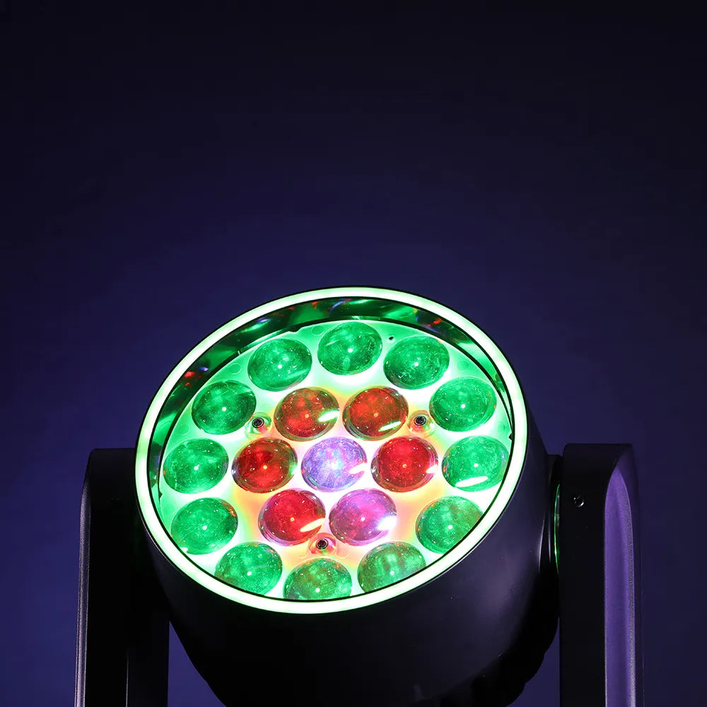 <tc>Betopper</tc> LM1915R 19x15w ウォッシュムービングヘッド(ハローリング付き)