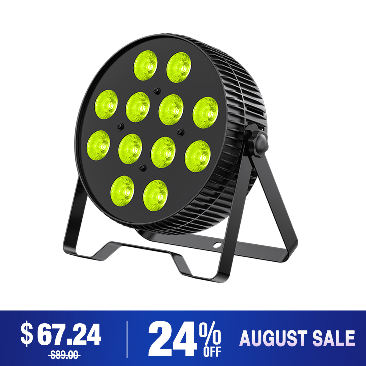 Betopper LPC1218 12x18W Lima Ámbar UV + RGB 6-en-1 Luz PAR LED