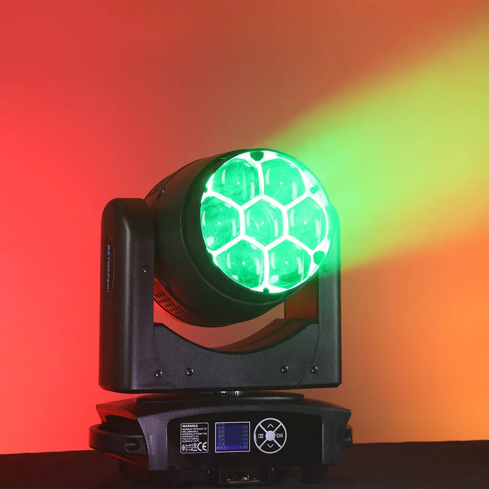 Betopper LM0740 7x40W Luz de la cabeza de movimiento de lavado