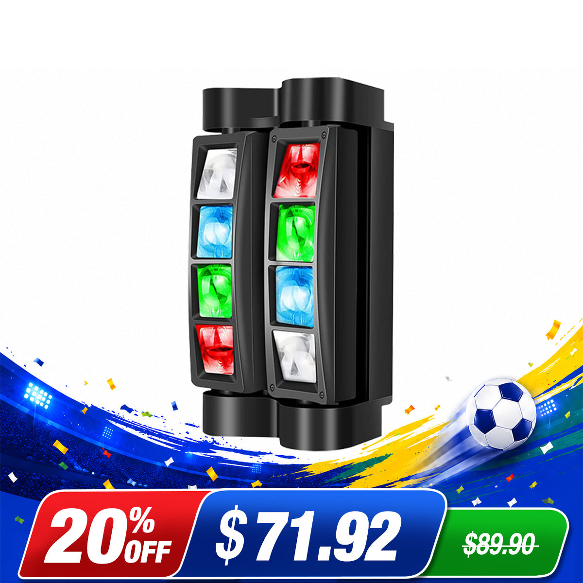 Betopper LM30A 8x3W Mini Spider Moving Head Stage Light