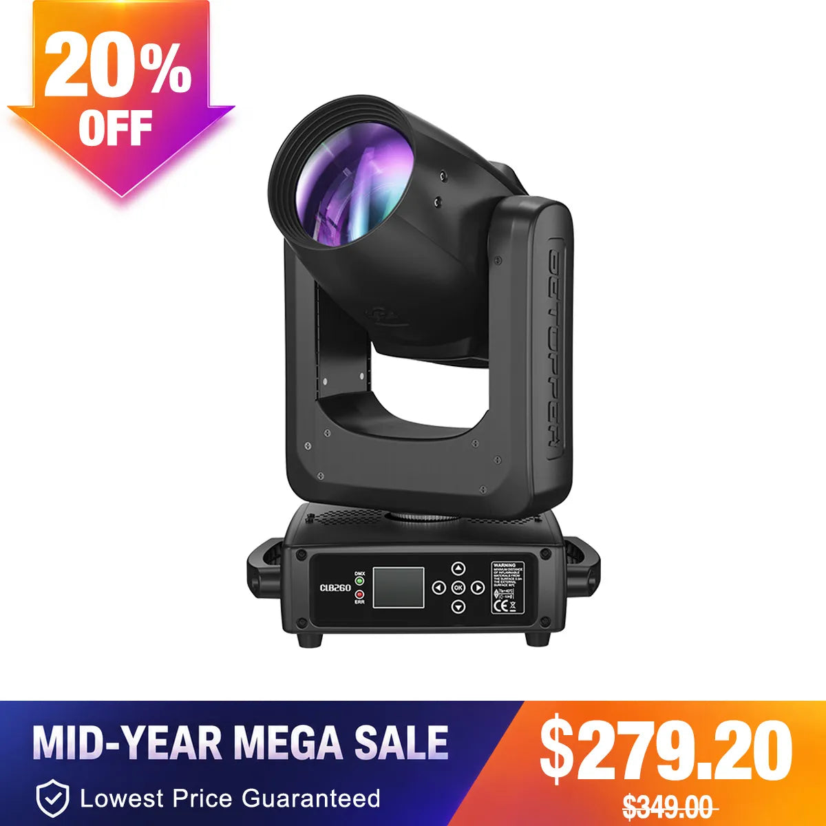 Betopper CLB260-O 9R 260w Pro Moving Head Beam Light