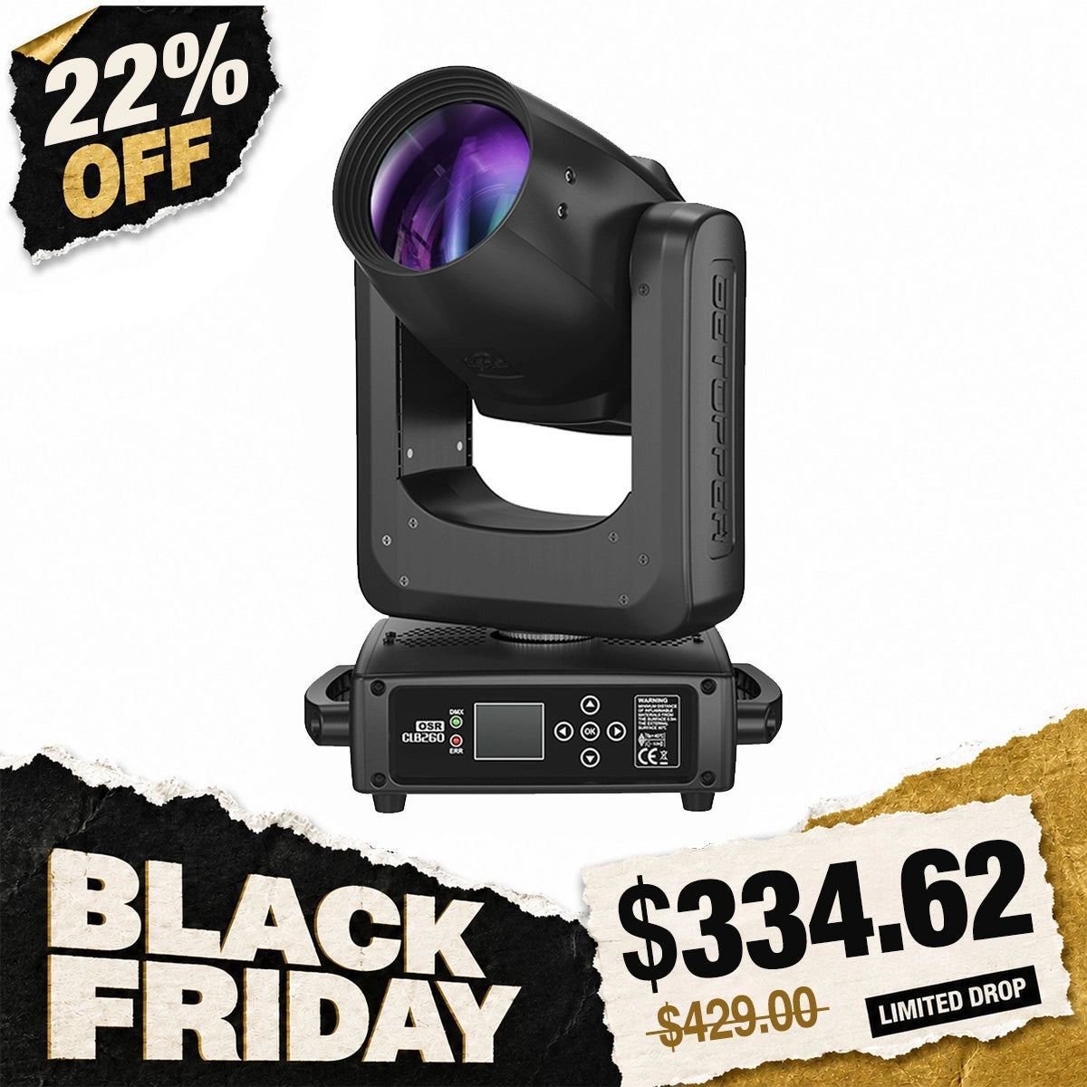 <tc>Betopper</tc> CLB260-O 9R 260w Pro Moving Head Beam Light