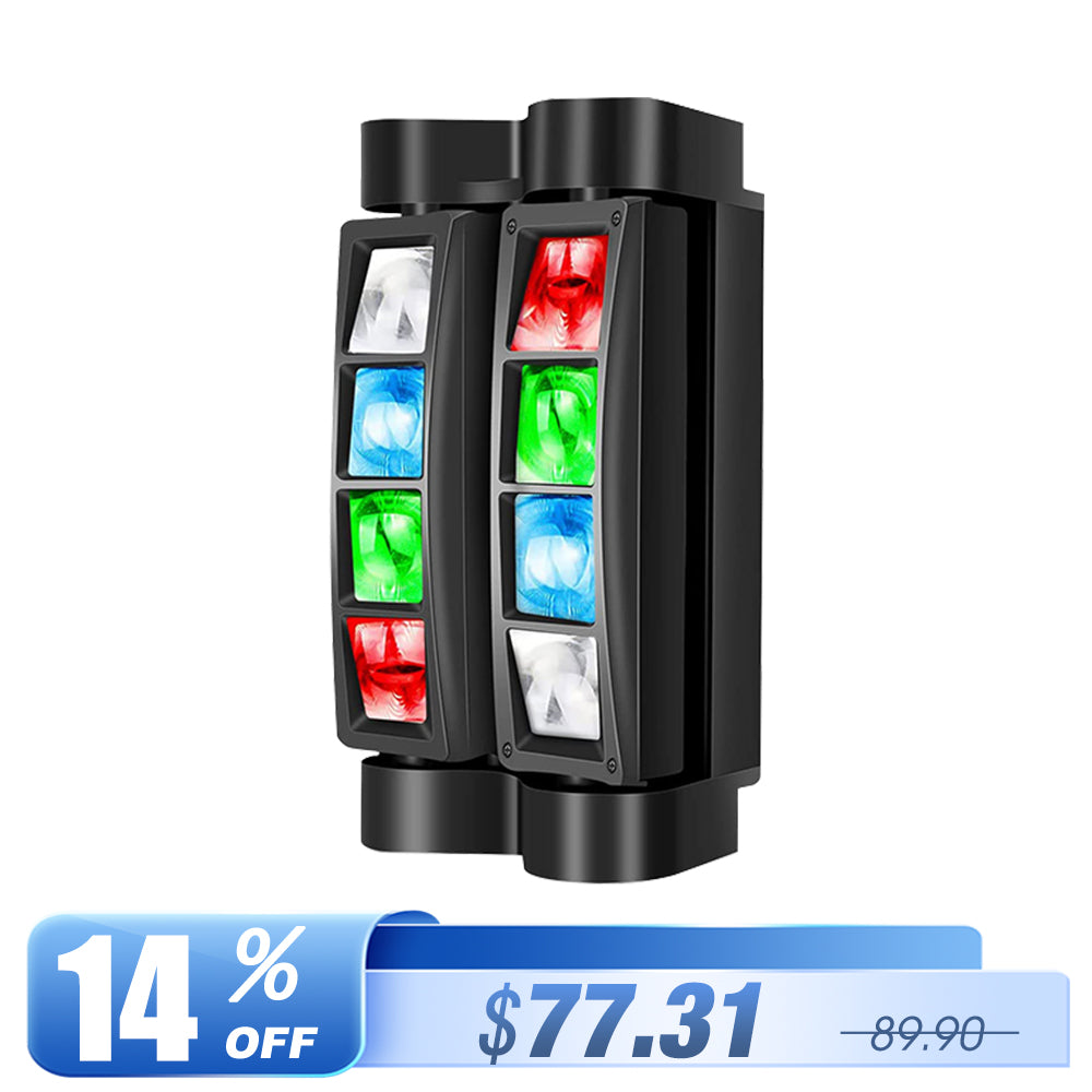 Betopper LM30A 8x3W Mini Spider Moving Head Stage Light