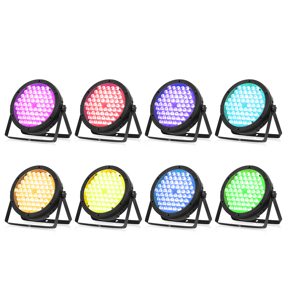 Betopper LPC120 60x2W RGBW DJ Wedding PAR Lights (8Pcs)