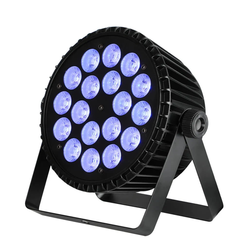 Betopper LPC1818 Upgraded 18x18W Lime Amber UV + RGB LED PAR Light