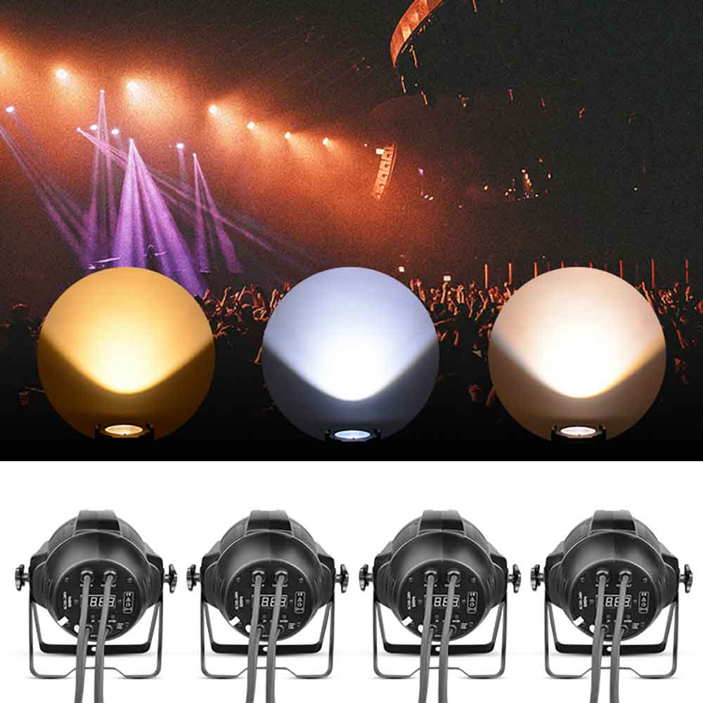 Betopper 200W COB LED Stage Spotlights Warm Cold White LED Par Light LC002-H