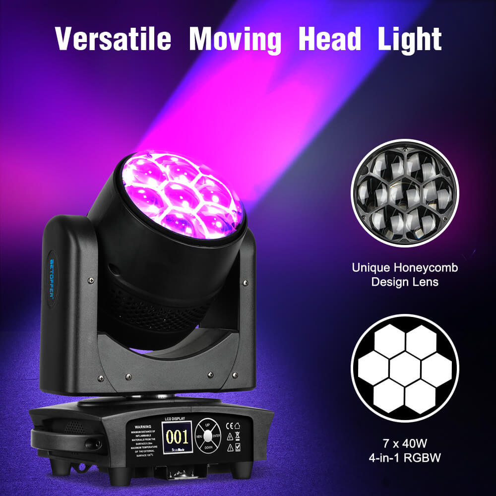 Betopper 740W 4-in-1 RGBW Moving Head Light LM0740