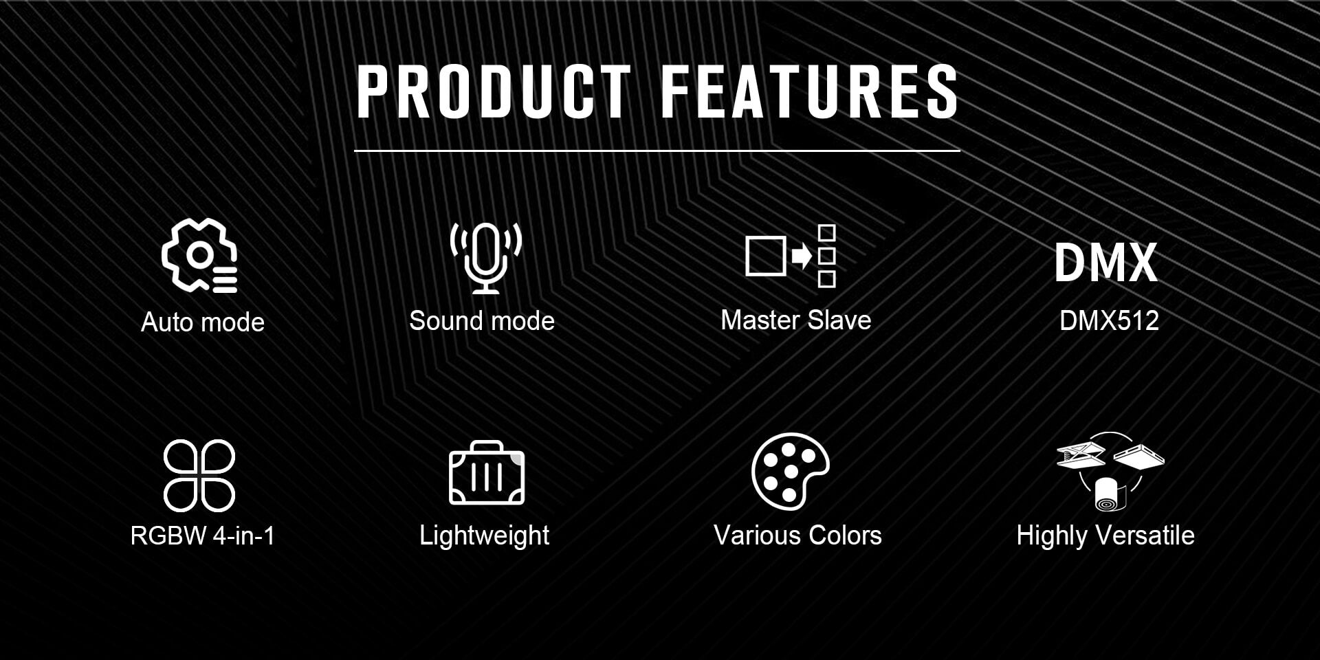 Betopper 18x12W RGBW 4-IN-1 LED Par Light