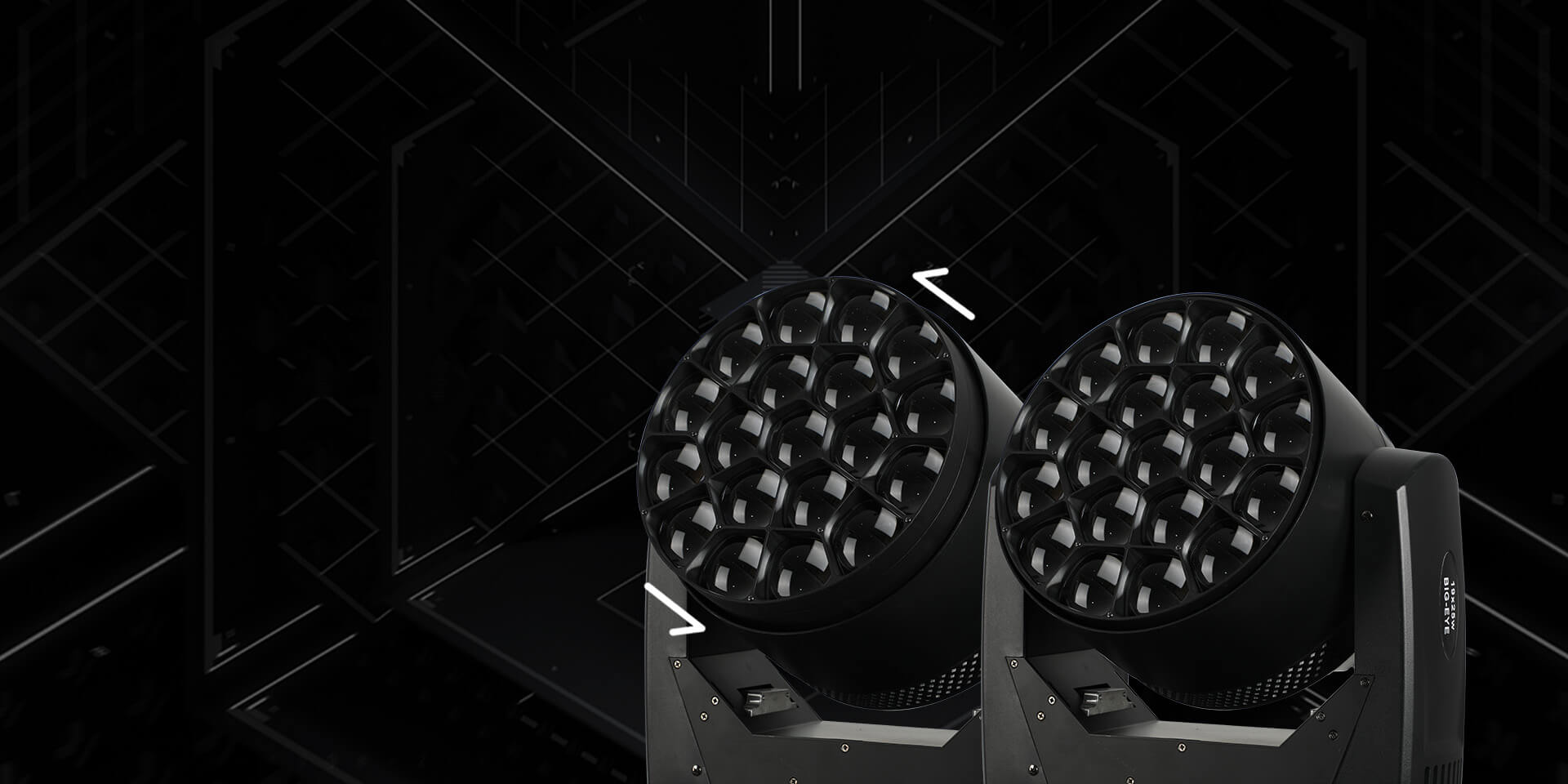 Betopper 19x25W RGBW 4-IN-1 Wash Zoom Pixel Mapping Moving Head Light LM1925