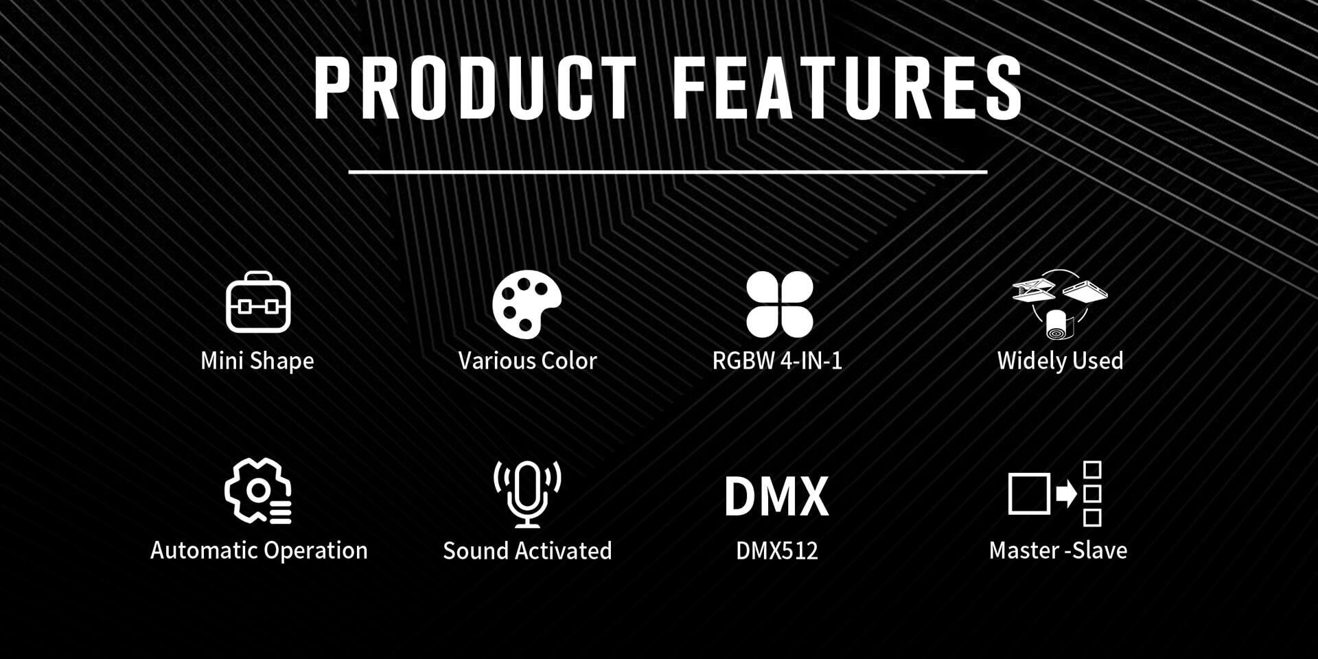 Betopper 7x8W RGBW Mini Moving Head Light LM70S