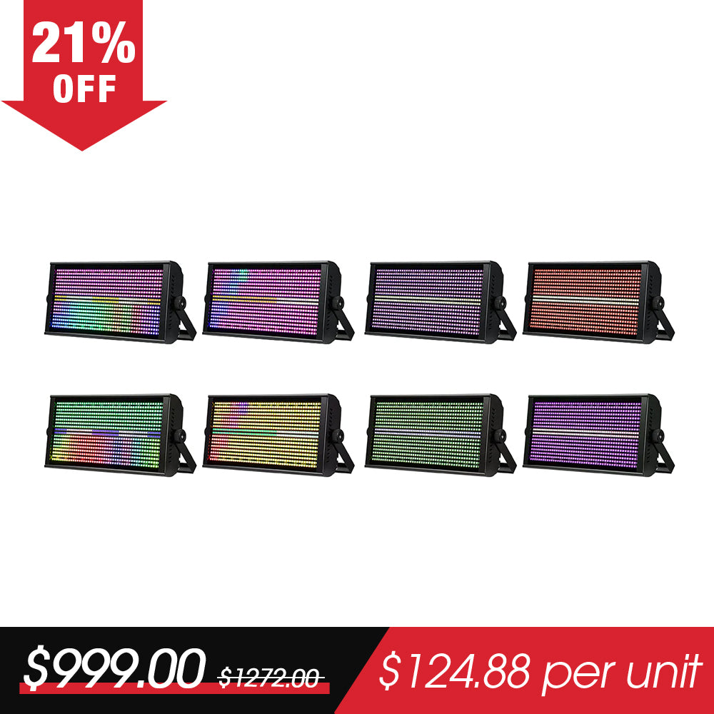 Betopper LF4808 260W Matriz Strobe Effect Lights (8pcs)