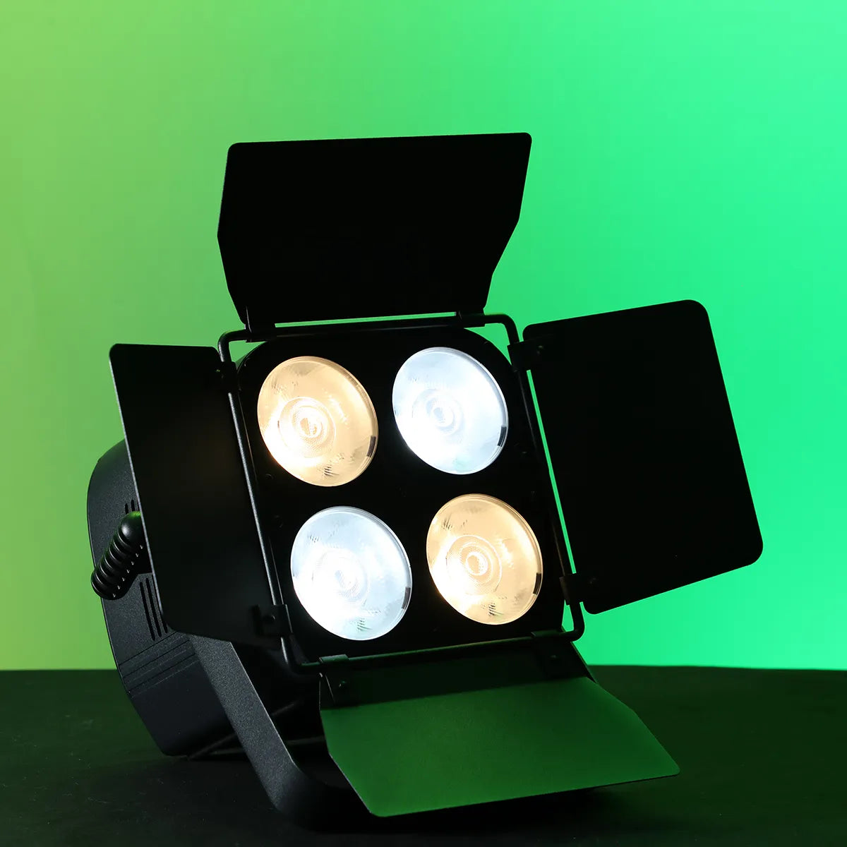 Betopper LC005-B 4×50W WW/CW COB PAR Light with Barn Doors