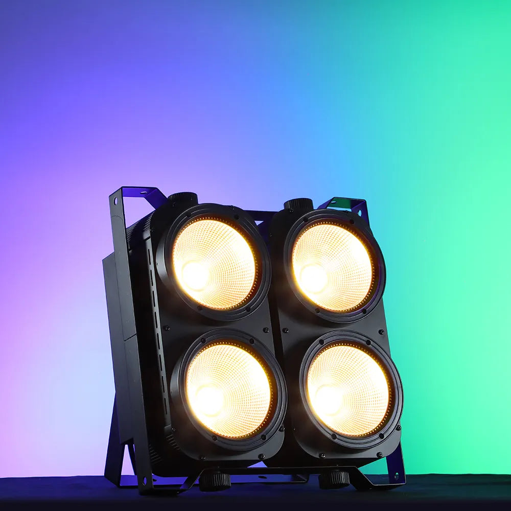 <tc>Betopper</tc> Projecteur aveuglant COB LC500 4x100 W Ambre/CW à IRC élevé