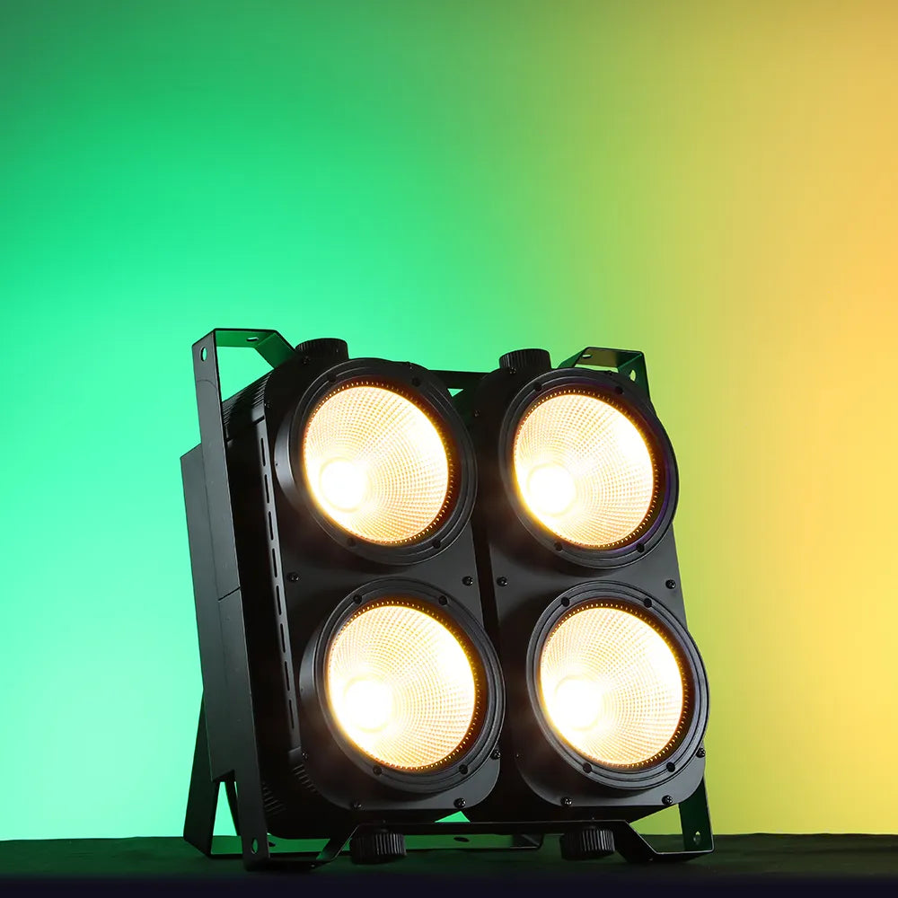 <tc>Betopper</tc> Projecteur aveuglant COB LC500 4x100 W Ambre/CW à IRC élevé