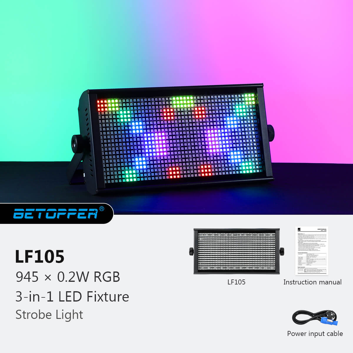 Betopper LF105 150w Matrix Strobe Effect Lights