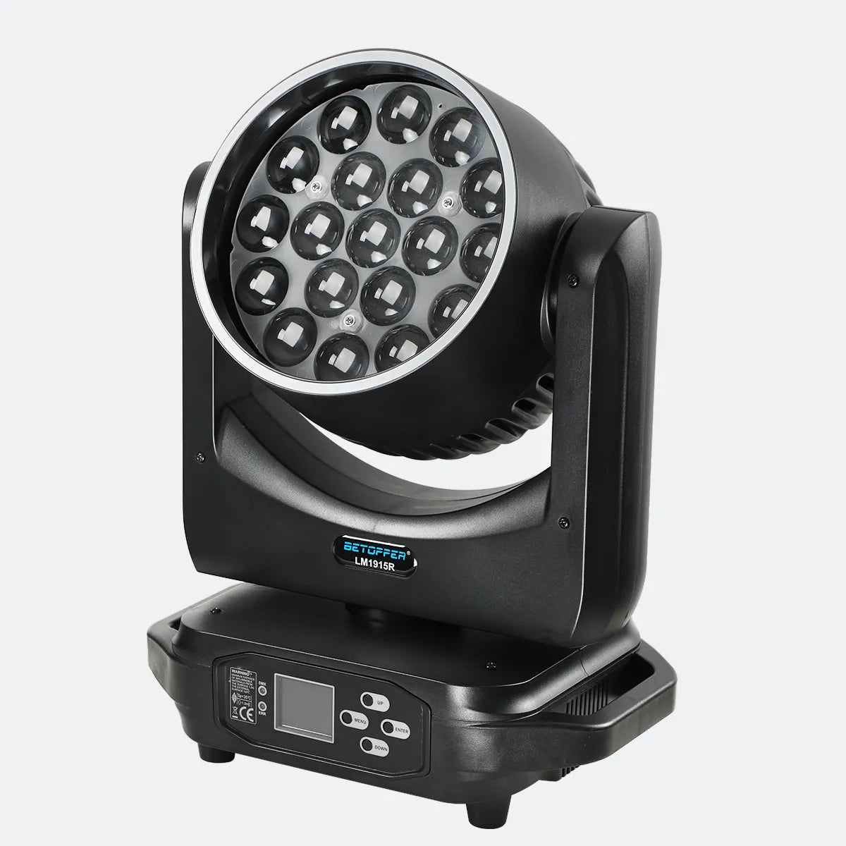 <tc>Betopper</tc> LM1915R 19x15w ウォッシュムービングヘッド(ハローリング付き)