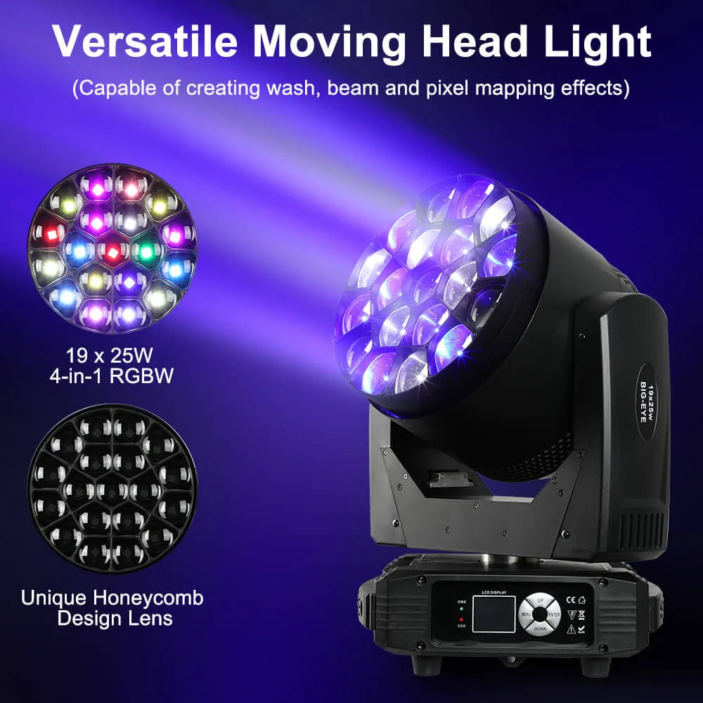 Betopper lm1925 19x25W cabezal en movimiento LED de etapa LED