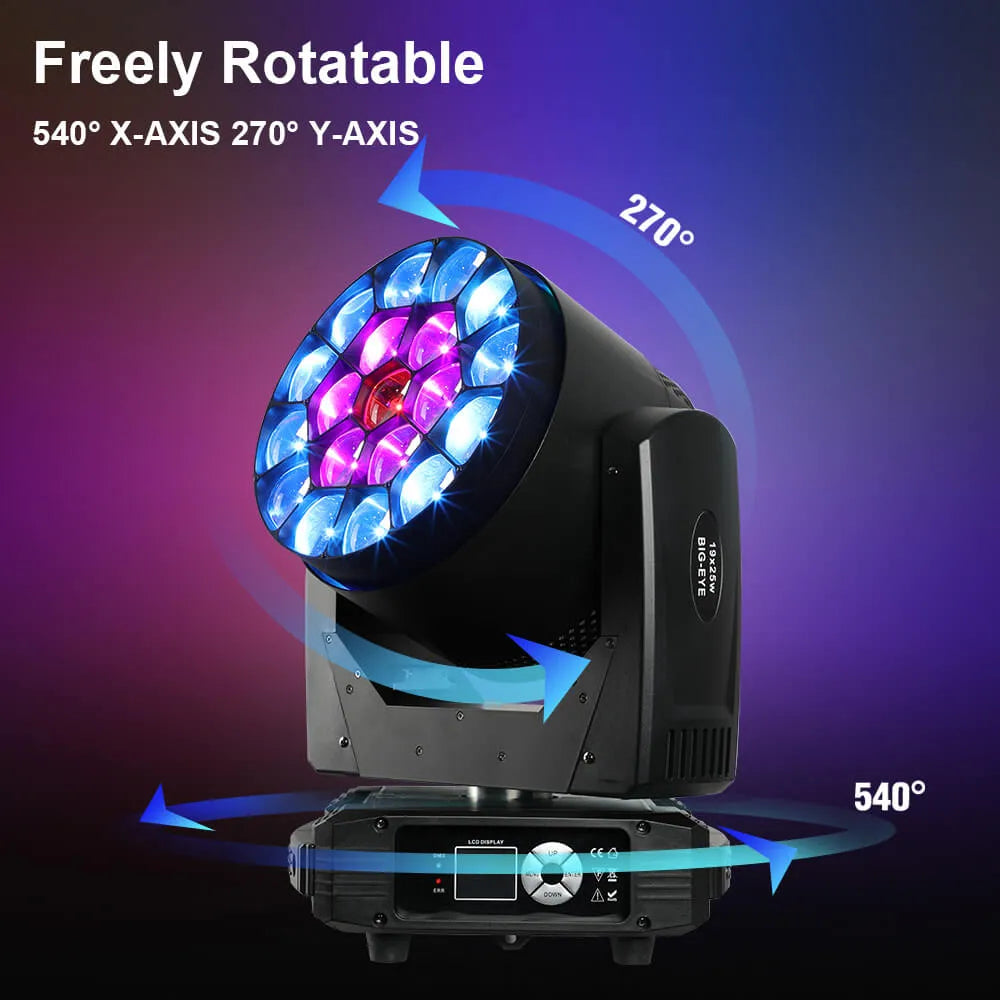Betopper lm1925 19x25W cabezal en movimiento LED de etapa LED