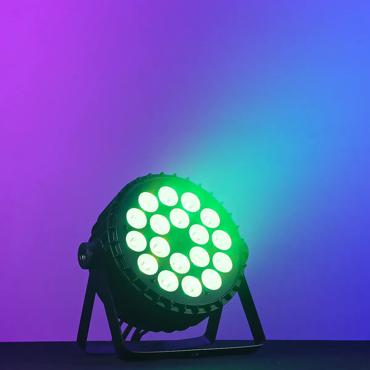 <tc>Betopper</tc> LPC1818 Luce PAR LED UV + RGB Lime Amber 18x18W migliorata