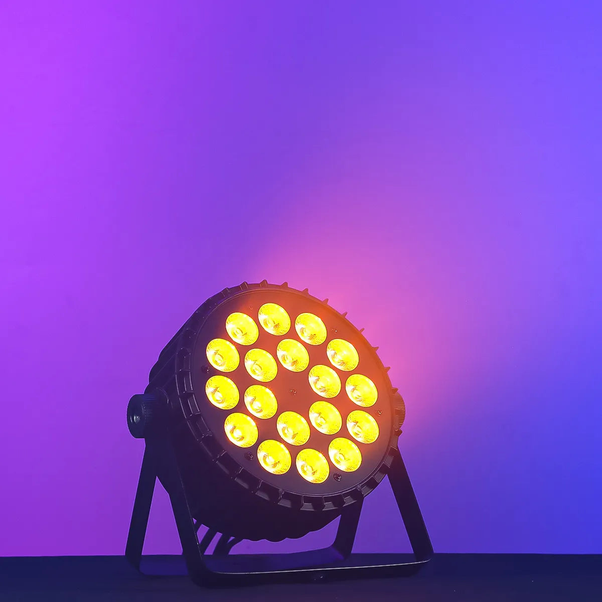 <tc>Betopper</tc> LPC1818 アップグレード 18x18W ライムアンバー UV + RGB LED PAR ライト