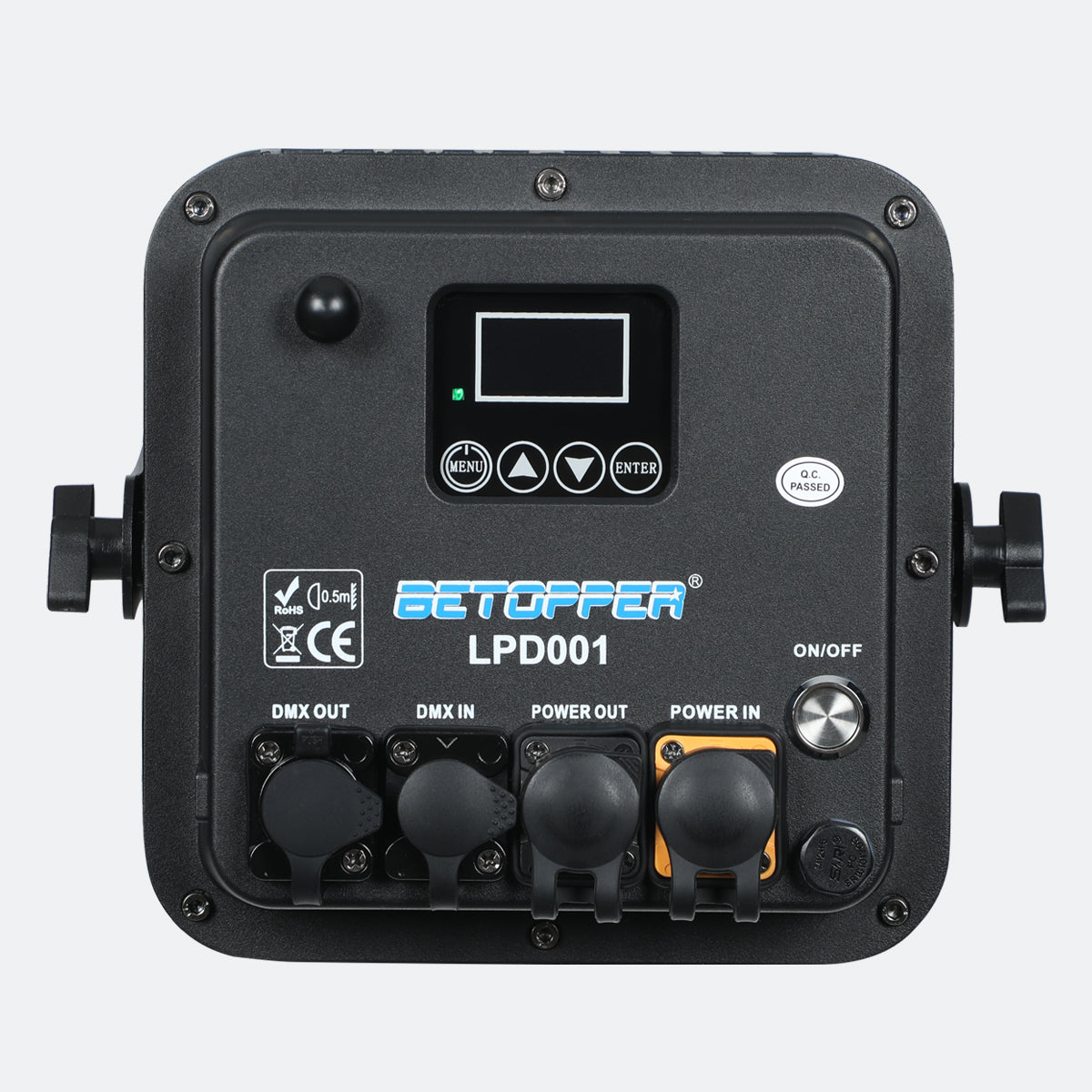 Betopper LPD001 9×18W RGBWA+UV 6-in-1 Battery-Powered IP65 Outdoor Uplight