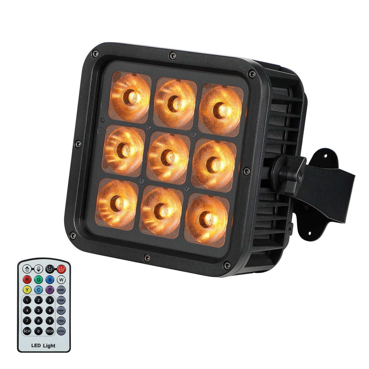 Betopper LPD001 9×18W RGBWA+UV 6-in-1 Battery-Powered IP65 Outdoor Uplight