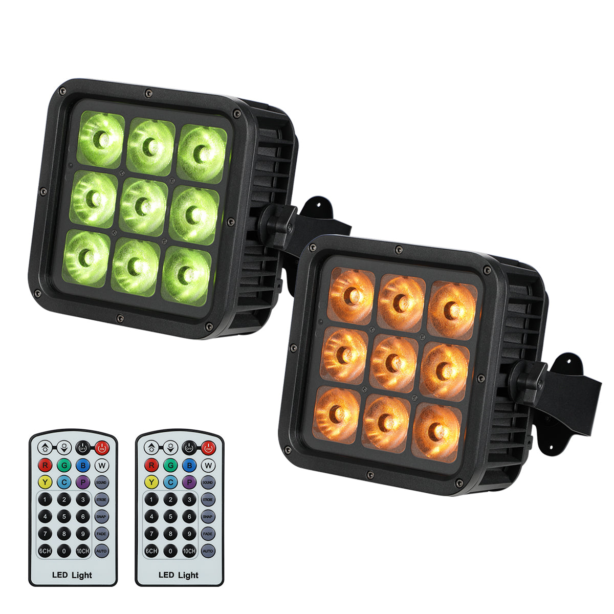 Betopper LPD001 9×18W RGBWA+UV 6-in-1 Battery-Powered IP65 Outdoor Uplight