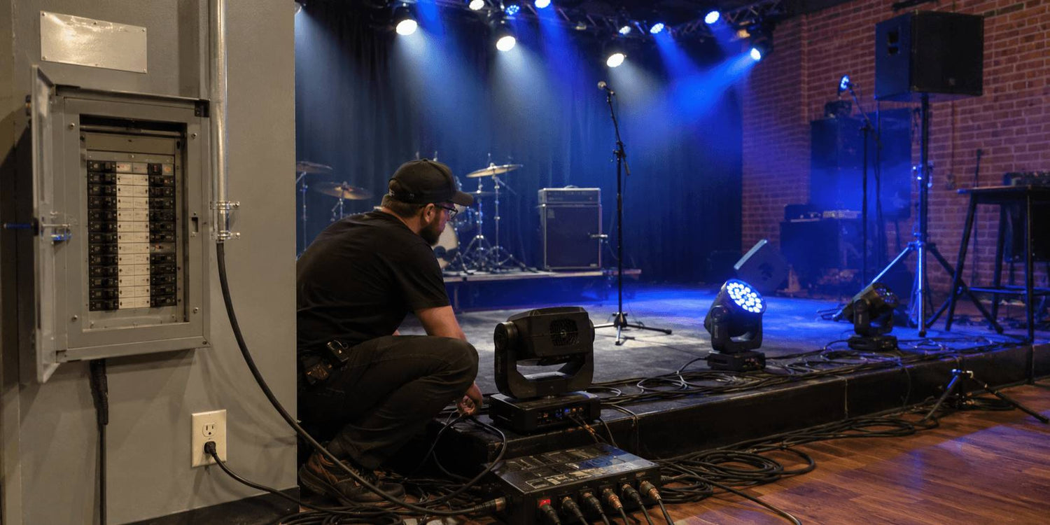 Stage Lighting Power Management for Homes and Small Venues: How to Avoid Tripping Breakers