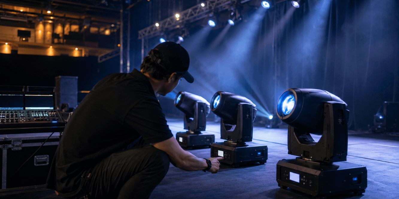 Why Do Moving Head Lights Not Match Even in the Same DMX Setup?