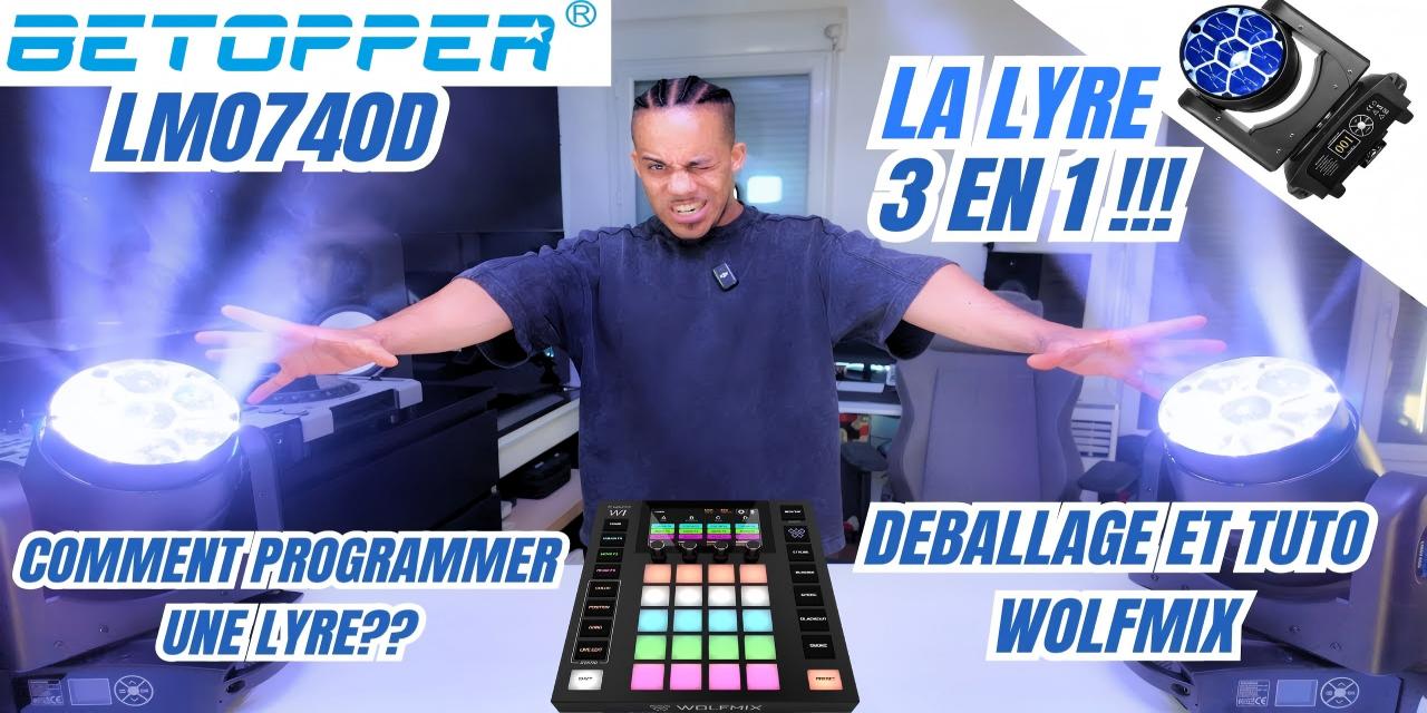 Betopper LM0740 × Wolfmix W1 Controller: Step-by-Step DMX Programming Guide