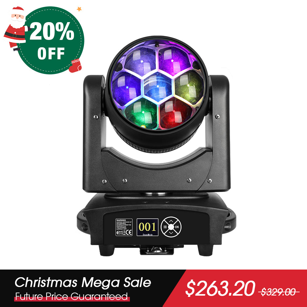 Betopper LM0740 7x40W Wash&Zoom Moving Head Stage Light