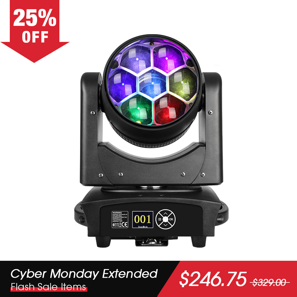 Betopper LM0740 7x40W Wash&Zoom Moving Head Stage Light