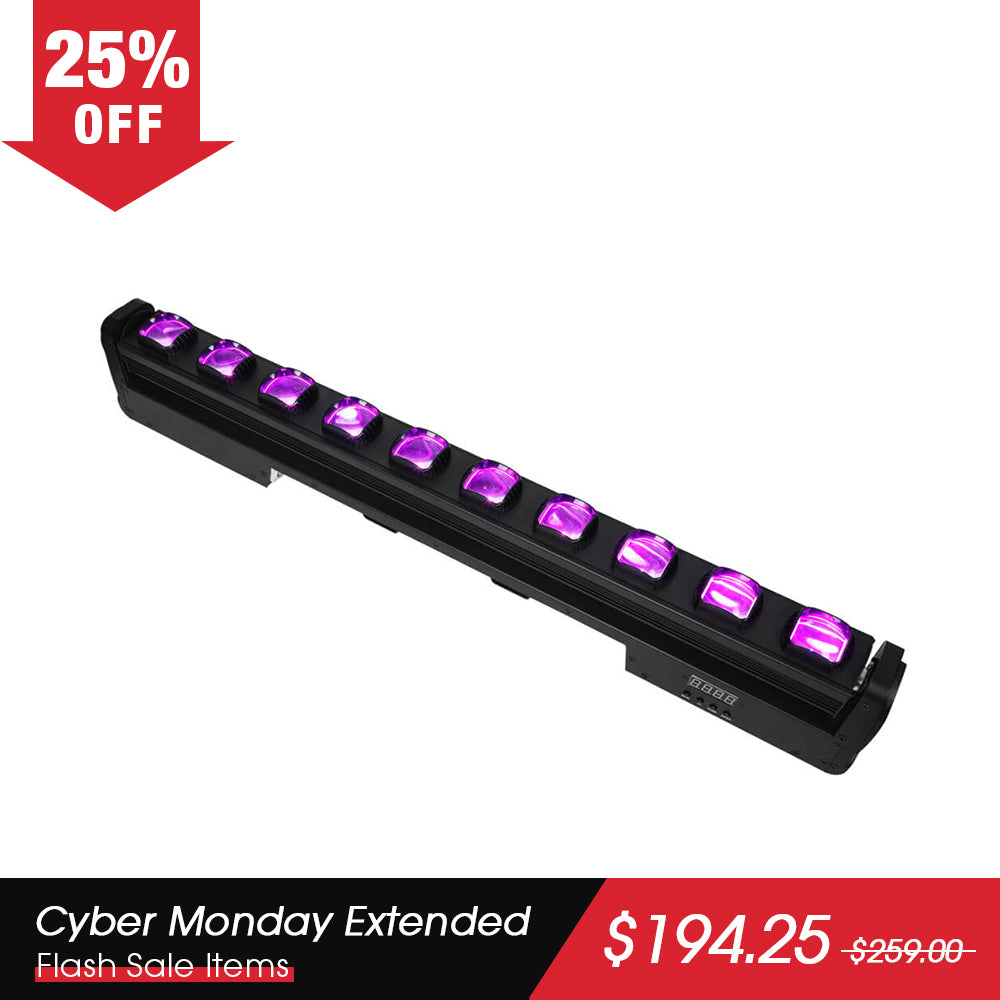 <tc>Betopper</tc> L1015 10x15w RGBW Moving Beam LED-Lichtleiste