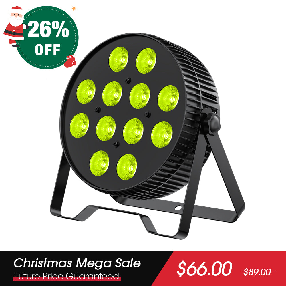 Betopper LPC1218 12x18W Lime Amber UV + RGB 6-in-1 LED PAR Light