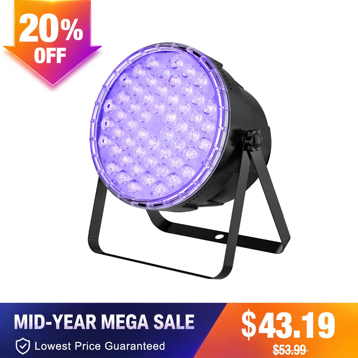 Betopper LPC017 54x3W RGB 3-in-1 Stage LED PAR Light