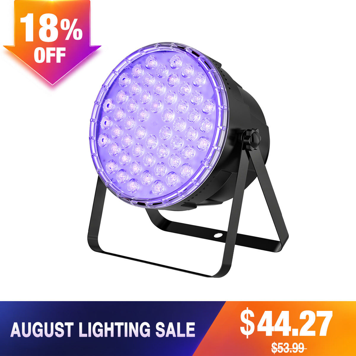 Betopper LPC017 54x3W RGB 3-en-1 Lumière PAR LED de scène