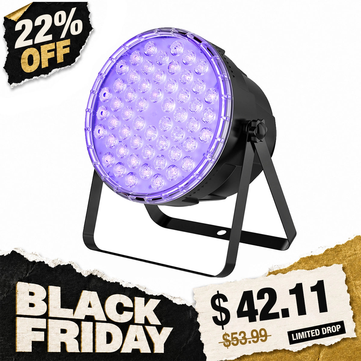 Betopper LPC017 54x3W RGB 3-in-1 Bühnen LED PAR Licht