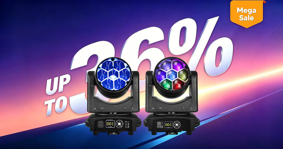 Betopper LM0740 7x40w Wash Moving Head Stage Light