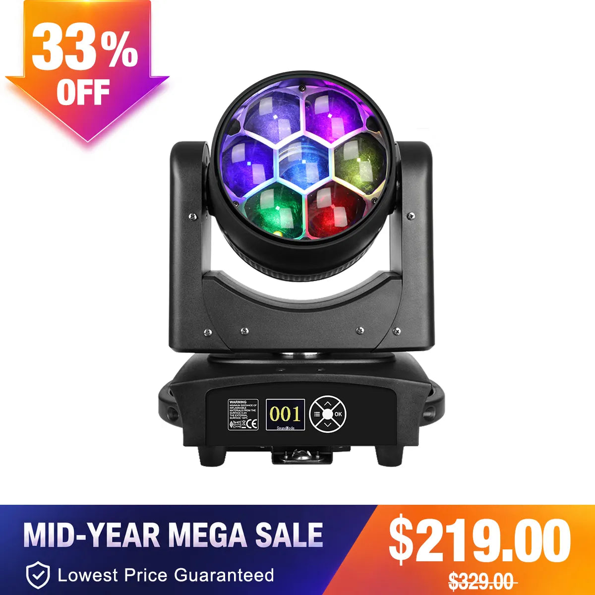 Betopper LM0740 7x40w Wash Moving Head Bühnenlicht