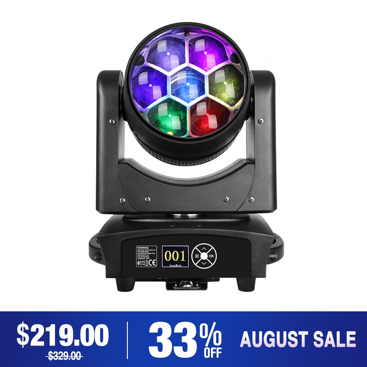 <tc>Betopper</tc> LM0740 7x40w Wash Moving Head Stage Light