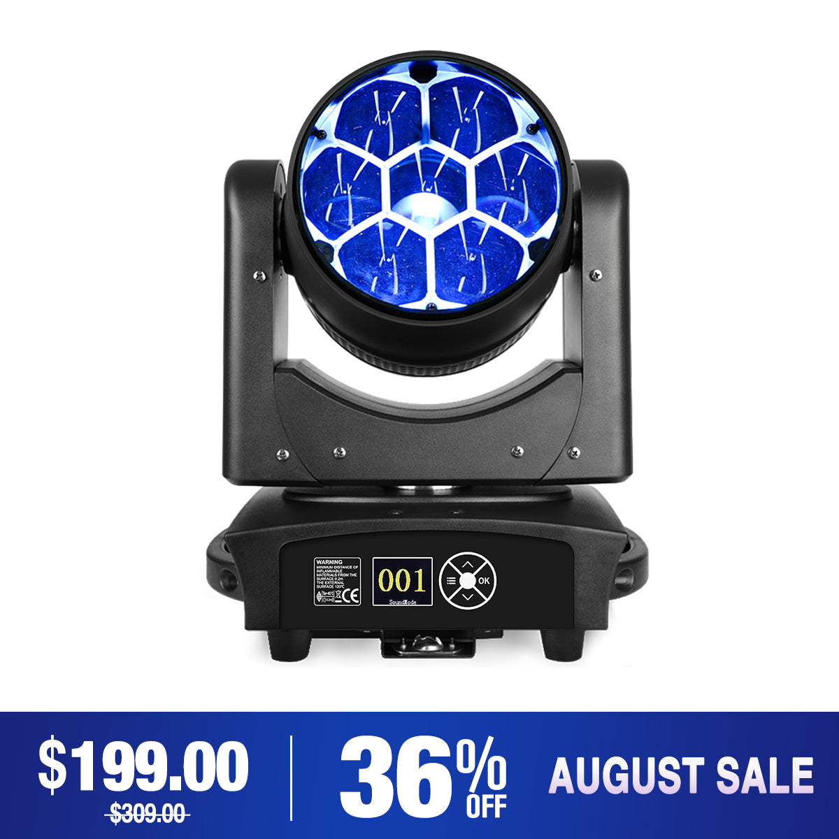 Betopper LM0740 7x40w Wash Moving Head Stage Light