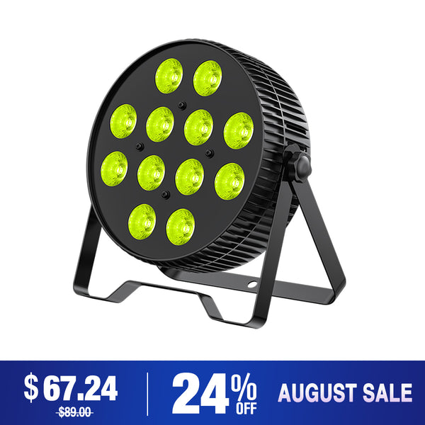 Betopper LPC1218 12x18W Lima Ámbar UV + RGB 6-en-1 Luz PAR LED