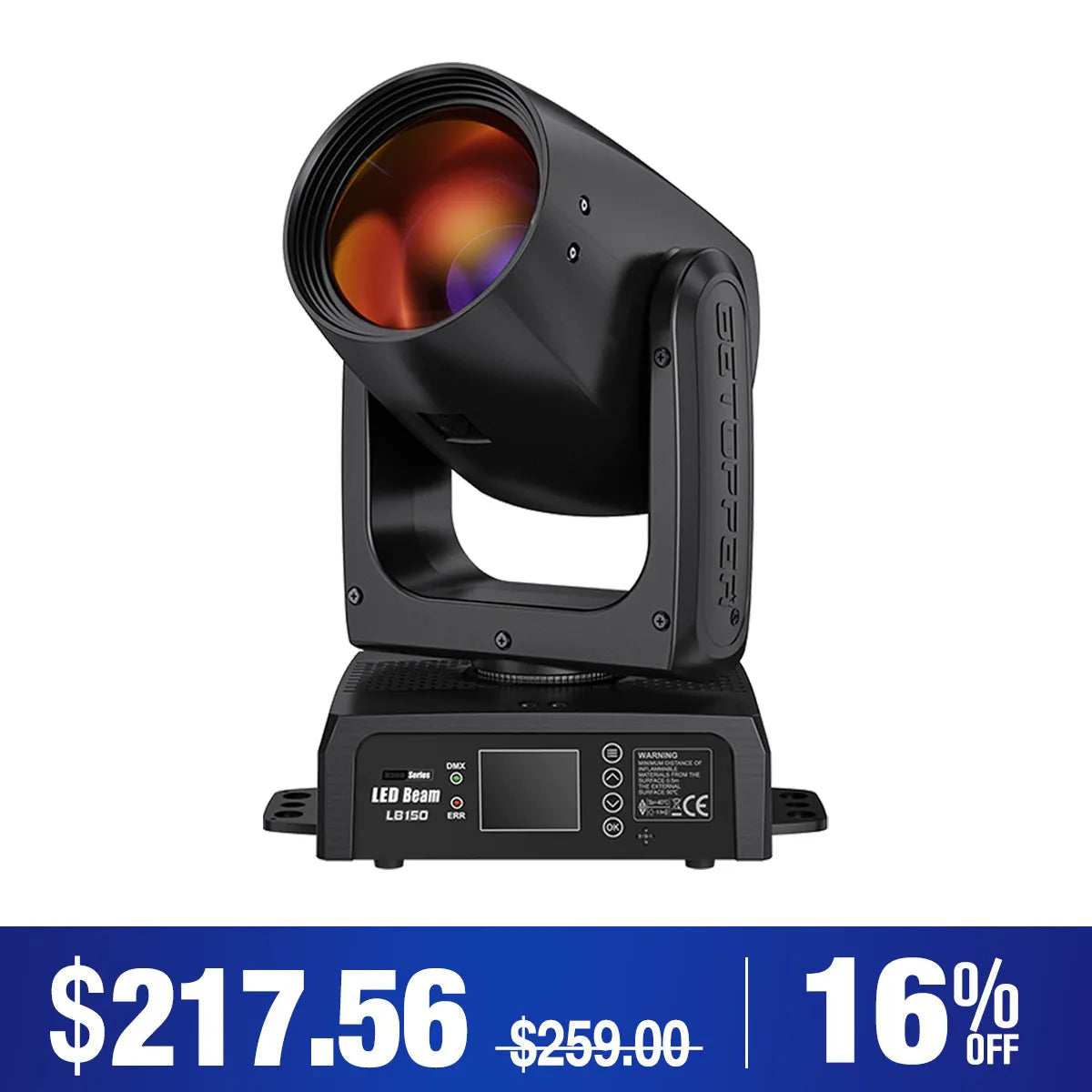Betopper LB150 150w Beam Moving Head LED Stage Light